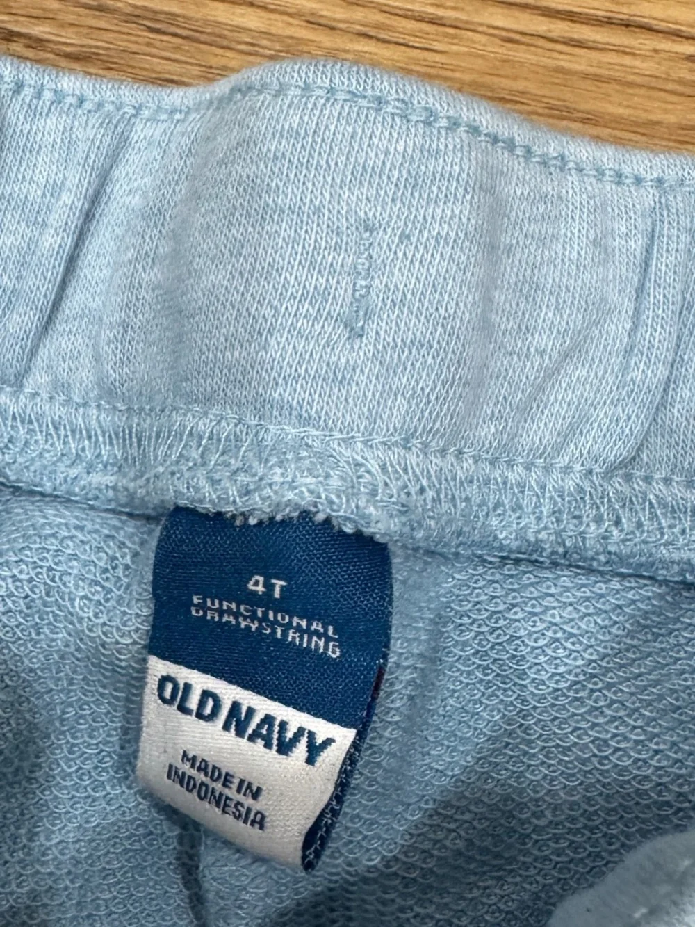 Old Navy Boys 4T Light Blue Pull-On Sweat Shorts Drawstring